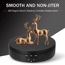 Load image into Gallery viewer, Motorised Rotating Mirror Display Stand,360 Degree Turntable, Jewellery Holder,USB Power Supply, Rotating Shooting, Three Speeds