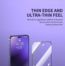 Load image into Gallery viewer, 40D High Quality Full Cover Screen Protector For iPhone 14 13 12 11 PRO MAX Tempered Glass For Iphone XS XR X14 13 12 Mini Plus Tempered Glass Screen Protector Compatible For iPhone