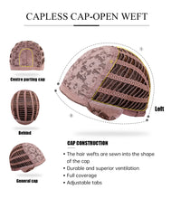 Load image into Gallery viewer, Short Straight Bob Wigs for Women Black Brown Synthetic Natural Hair Wig with Bangs Heat Resistant Cosplay Daily Use Hair