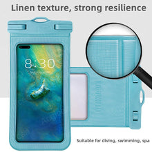 Load image into Gallery viewer, Waterproof Phone Case Pouch Protector For iPhone Cell Phone Cover Underwater Case Universal Water Proof Bag Waterproof Case Cellphone Pouch for iPhone 13 Pro Max Case & Strap