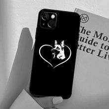 Load image into Gallery viewer, Cartoon German Shepherd Phone Case MAsk Dog Case For iPhone 13 12 Mini 11 14 Pro Max 6S 8 7 Plus SE 2022 2020 X XS Max XR Back Cover Poodle Dog Phone Case Compatible with iphone