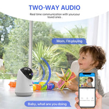 Load image into Gallery viewer, Lenovo 3MP 5G WiFi PTZ IP Camera Smart Home Color Night Audio Wireless Surveillance Camera Auto Tracking Security Baby Monitor