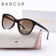 Load image into Gallery viewer, BARCUR Women’s Transparent Fashionable Cat Eye Sunglasses – Polarized UV400 Gradient Lenses for Summer Travel Party & Vacation – Comfortable Durable Best Gift Idea