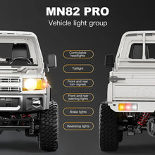 Load image into Gallery viewer, ZWN 1:12 Full Scale RC CAR MN82 Upgraded MN82 PRO Controllable Headlights 2.4G 4WD Off-Road Car Pick Up Truck Toy for Kids Gifts