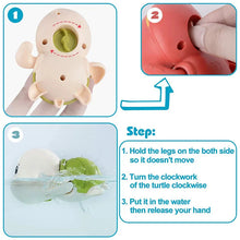 Load image into Gallery viewer, Baby Bath Toys - Swimming Turtle Whale Clockwork Water Toys for Kids | Safe Fun Bath Time Play