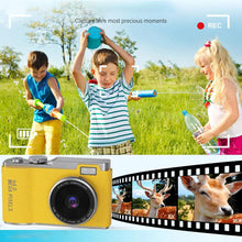 Load image into Gallery viewer, CCD Digital Camera, Retro CCD Camera Toy,Multi- functional Simulated Game Toy, HD Front and Rear Dual Camera for Boys and Girls