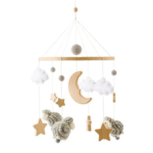 Load image into Gallery viewer, Baby Wooden Bed Bell Bracket Mobile Holder