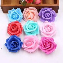 Load image into Gallery viewer, 10/20/50Pcs Artificial Foam Rose Flowers PE Fake Flower for Home Room Dceor Wedding Party Halloween Thanksgiving Christmas Decor