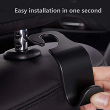 Load image into Gallery viewer, 4Pack Hooks for Bags Car Clips Front Seat Headrest Organizer Holder Auto Fastener Hangers Car Storage Interior Accessories