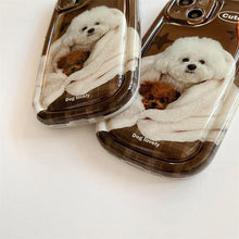 Load image into Gallery viewer, Cute Scottish Plaid Lattice Soft Case For Iphone 14 13 12 11 Pro Max X Xr Xs Max Lovely Dog Shockproof Protective Cover Checkered Plaid Soft Silicone Case
