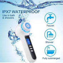 Load image into Gallery viewer, 5 in 1 Electric Facial Cleansing Brush Blackhead Remover Pore Vacuum Cleaner Deep Cleaning Face Care Black Head Removal Machine