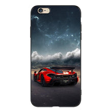 Load image into Gallery viewer, Cute Cover Soft Silicone Print Cars Print Phone Case For Iphone 5s 5 S Se 2016 4.0" Case Phone Cover On Iphone 6s 6 S Plus Funda Bumper Black Case Sport Race Car