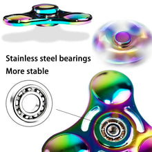 Load image into Gallery viewer, Stainless Steel Fidget Spinner – High-Speed Precision Metal Hand Spinner | 3+ Minute Spin Time for EDC, ADHD & Anxiety Relief