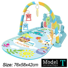 Load image into Gallery viewer, Baby Fitness Play Gym with Music & Piano Mat