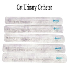 Load image into Gallery viewer, 1PCS Pet Feline Cat Urinary Catheter Plastic Urethra Luer Disposable Stone Pass No Probe Tube Pipe Clinic Hospital Supplies