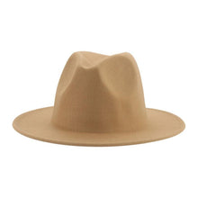 Load image into Gallery viewer, Modern Hats For Women Fedoras Winter Women Hats Simple Classic Hat Wedding Lady Retro Wide Brim Floppy Hat Men Fedora Hat Fashionable Classic Wide Brim Hat For Summer Dress Hats