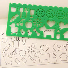 Load image into Gallery viewer, 4PCS Kids Drawing Toys Painting Template Board Plastic Ruler Art Craft Juguetes Learning Draw Educational Toys For Children Gift