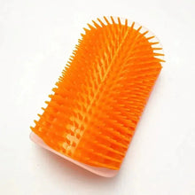 Load image into Gallery viewer, Cat Corner Brush Comb Massager with Catnip – Self-Grooming Wall Arch Scratcher & Hair Removal Tool for Cats