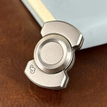 Load image into Gallery viewer, Stainless Steels 3 in 1 Fidget Spinner and Slider Combo with Click Button Metal Toy for Adult Stress Relief