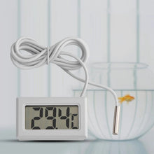 Load image into Gallery viewer, Mini LCD Digital Thermometer with Waterproof Probe Convenient Temperature Sensor for Fish Tank Fridge Aquarium Indoor Outdoor