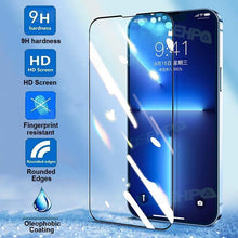 Load image into Gallery viewer, 9D Anti-burst Tempered Glass For Iphone 14 Plus 13 12 11 Pro Max Mini Screen Protector Iphone X Xr Xs Max Protective Film 9h Tempered Glass Film Case-friendly Screen Protector For Iphone