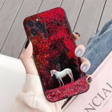 Load image into Gallery viewer, Animal Steed Horse Phone Case For Iphone 14 11 12 13 Mini Pro Xs Max Cover 6 7 8 Plus X Xr Se 2020 Cool Animal Horse Case For Iphone