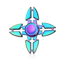 Load image into Gallery viewer, Metal Rainbow Fidget Spinner – Colorful EDC Hand Spinner Toy for Kids & Adults | Anti-Anxiety Stress Relief Finger Spinner Gift