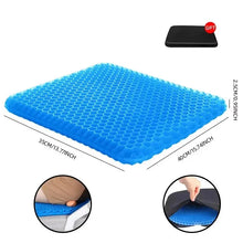 Load image into Gallery viewer, Breathable Gel Seat Cushion โ Honeycomb Design for Tailbone & Back Pain Relief, Home Office & Car Use