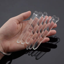 Load image into Gallery viewer, 7 Size Male Penis Plug Glass Urethral Plug Urethra Dilatator Catheter Sounding Chastity Stimulate Masturbation Sex Toy Men 18+