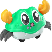 Load image into Gallery viewer, Interactive Crawling Crab Toy - Double Return Force & Bubble Simulation | Fun Baby Sensory Toy for Toddlers