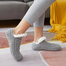 Load image into Gallery viewer, Thermal Mens Slipper Socks Winter Warm Short Cotton Thickened Home Sleeping Soft Non Slip Grip Fuzzy Floor Sock Fluffy Male