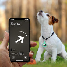 Load image into Gallery viewer, 6-Pack: Protective Leather Airtag Holder Tracker Cover with Loop Key Ring