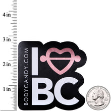 Load image into Gallery viewer, I Heart BC Sticker