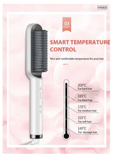 Load image into Gallery viewer, Hair Straightener Professional Quick Heated Electric Hot Comb Hair Straightener Personal Care Multifunctional Hairstyle Brush