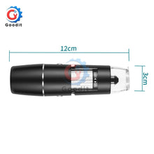 Load image into Gallery viewer, Digital Electron microscope WIFI 50x to 1000x Magnification Adjustable Endoscope with 8 LEDs for iOS Android Smartphone Tablet
