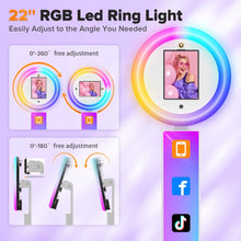 Load image into Gallery viewer, Portable iPad Photo Booth for 10.2-13in ipad with APP/Remote Control Photobooth Machine for Wedding Party Events Free logo