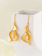 Load image into Gallery viewer, Blooming Flower Hook Earrings – Gold & Silver Dangle Jewelry for Women