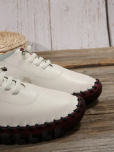 Load image into Gallery viewer, Women Shoes 2024Autumn Fashion Pu Leather Casual Shoes Handmade Sewing Soft Comfortable Mom Shoes Women Sneakers Chaussure Femme