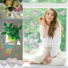 Load image into Gallery viewer, Rainbow Suncatcher Window Stickers – PVC Prism Decals