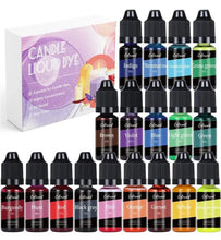 Load image into Gallery viewer, Candle Dyes Kit – Liquid Colorant Pigment Set for DIY Candle & Soap Making | Vibrant Wax Dye for Soy, Beeswax & Gel Candles