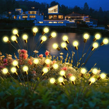 Load image into Gallery viewer, 8pcs Solar Firefly Garden Lights – IP65 Waterproof LED Outdoor Lawn & Landscape Lamps
