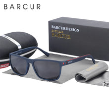 Load image into Gallery viewer, BARCUR Sports Polarized Sunglasses for Men Lightweight TR90 Square Fishing & Travel Eyewear UV400 Protection Men Accessory