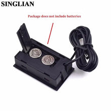 Load image into Gallery viewer, Embedded Electronic LCD Digital Display Thermometer Refrigerator Fish Tank Temperature Measurement 1/2/3M Waterproof Probe Cable