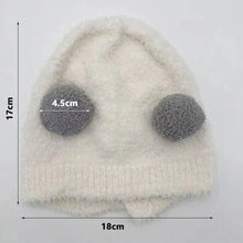 Load image into Gallery viewer, Cute Winter Kids Hats for Girls & Boys Soft Wool Fleece Ear Protection