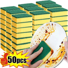 Load image into Gallery viewer, Double-Sided Magic Cleaning Sponge – Rust & Stain Remover for Kitchen
