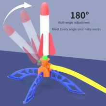 Load image into Gallery viewer, Kids Outdoor Rocket Launcher – Air-Powered Foot Pump Soaring Toy