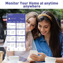Load image into Gallery viewer, BALDR WiFi Weather Station Wireless Indoor Outdoor Thermometer Wall Alarm Clock Pressure App Online Real-time Forecast Monitor