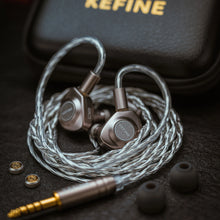 Load image into Gallery viewer, Kefine X ANGELEARS Delci AE 10mm DLC+PU Diaphragm Dynamic Driver IEMs Hi-Fi I n-ear Earphone with Two Tuning Style