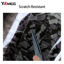 Load image into Gallery viewer, Carbon Fiber Vinyl Wrap Film - Glossy Black, Waterproof, Air-Release Technology for DIY Car Decoration