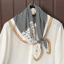 Load image into Gallery viewer, Luxury Satin Silk Square Scarf – Shawl, Hijab & Fashion Wrap 2023